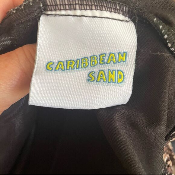 Caribbean Sand Cheetah Animal Print 1 Piece Tummy Control Plus Size Swimsuit 20W - Picture 7 of 8